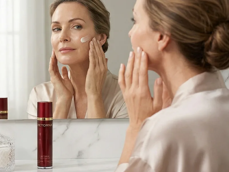Retorna Cream texture &mdash; premium anti-aging face cream 50 ml