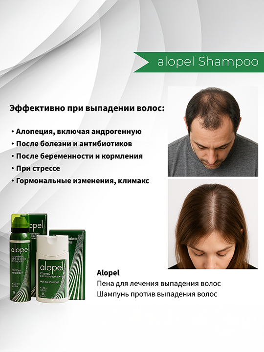 Alopel Shampoo - Anti-Hair Loss Shampoo, 150 ml