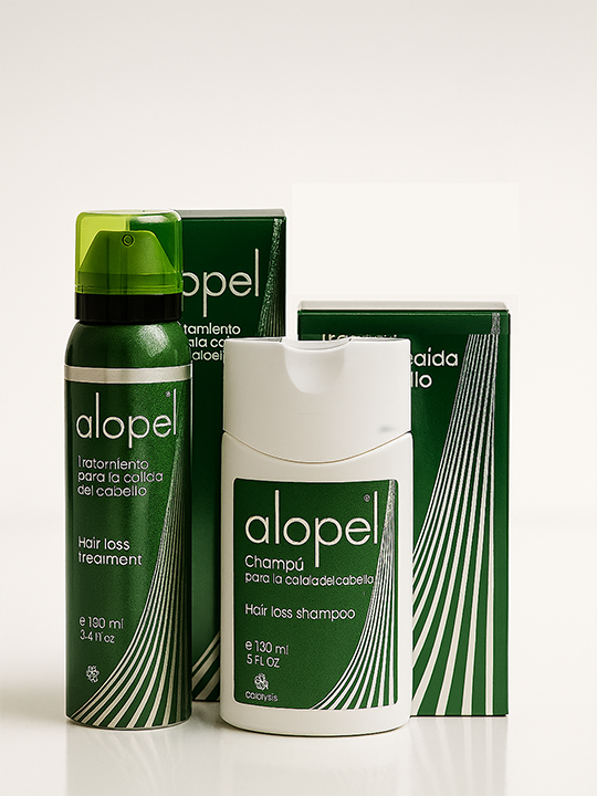 Alopel Set - Anti-hair Loss Foam + Shampoo, 2 in 1