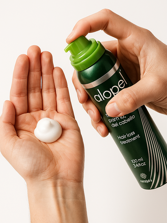 Alopel Set - Anti-hair Loss Foam + Shampoo, 2 in 1